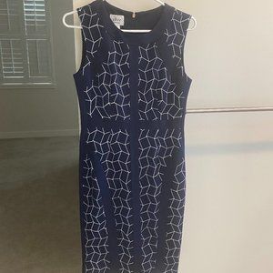 DM Collection StitchFix navy blue work dress Sz4